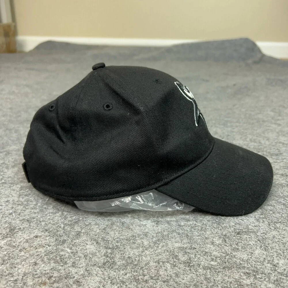 Minnesota Vikings Men Hat Strap‎ Back Black White Logo Football NFL Sports Cap